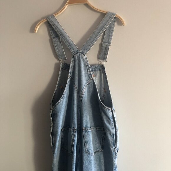 MNG MANGO DENIM MATERNITY OVERALLS SIZE SMALL M - Picture 6 of 7